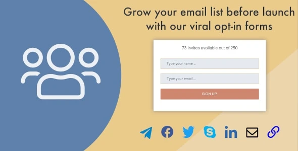 Viral Subscription – WordPress plugin for creating a viral opt-in form